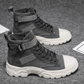 Men's Boots 2024new Breathable Canvas Boot Non Slip Hiking Boots for Men Lace Up Sneakers High Top Tooling Boot Botas Masculinas