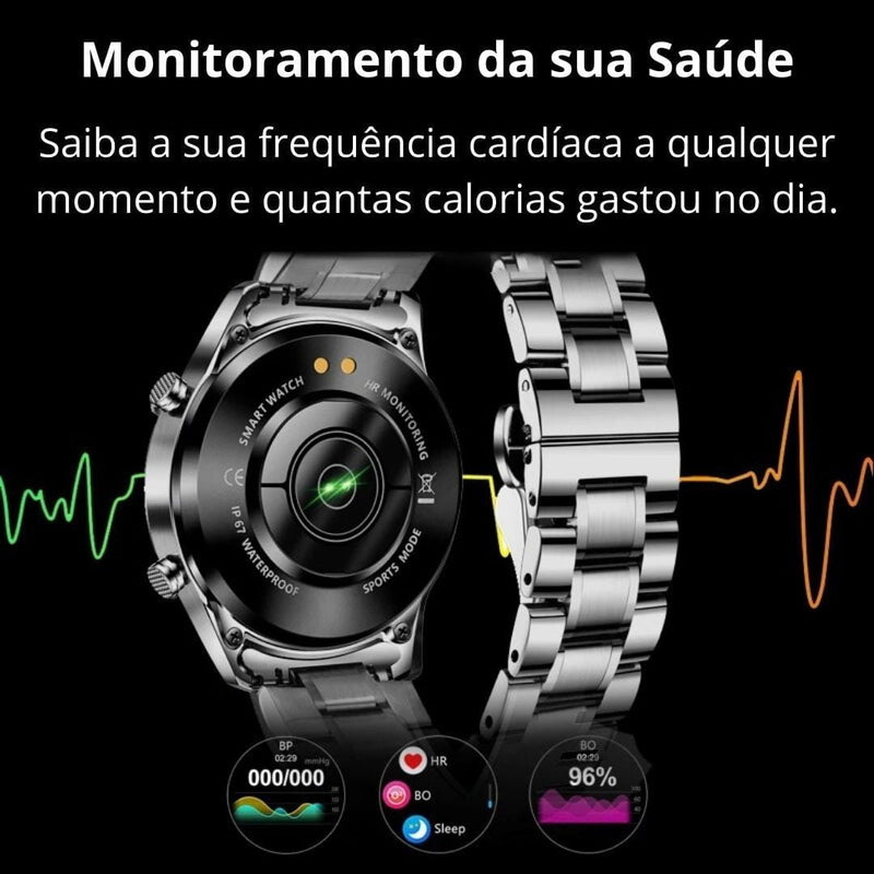 Smartwatch de Luxo Original - Modern Iron 2024